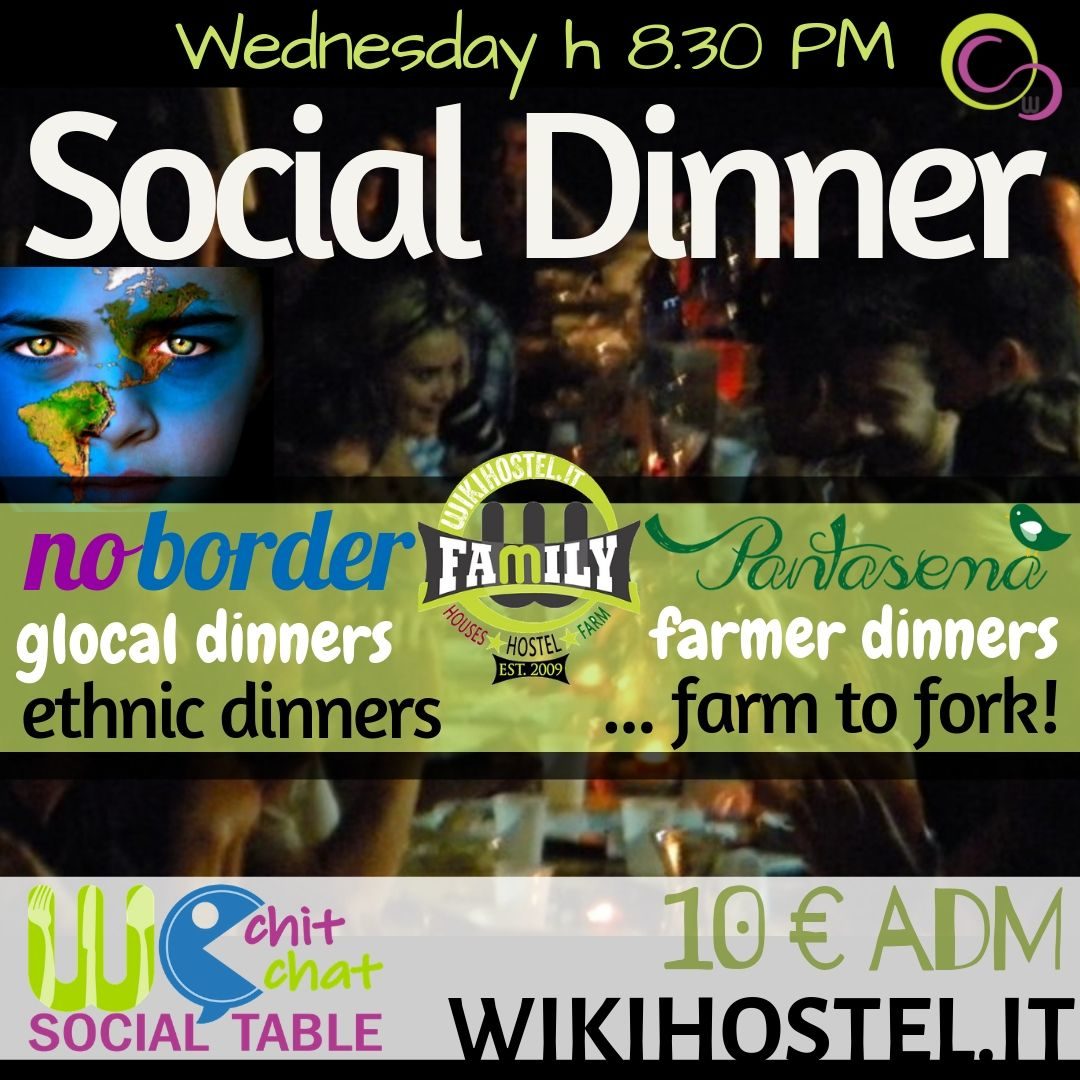 Wiki Hostel SOCIAL DINNER