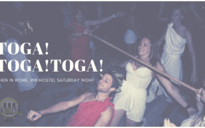 When in Rome.. keep calm and join the TOGA PARTY!